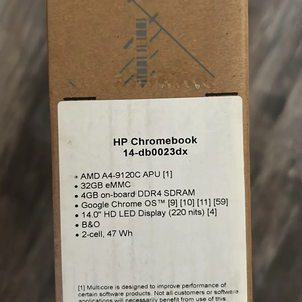 HP Chromebook - Silver